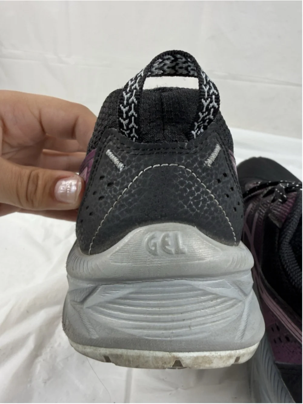 Asics Women Running Shoes Black Soft Berry Gel-Venture 9 Size 10 W